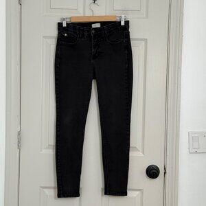 Curve Appeal Jeans Womens 8/28‎ Black Comfort Waistband Mid Rise Stretch Denim